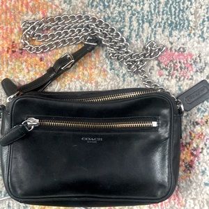 Black Leather Coach Purse
